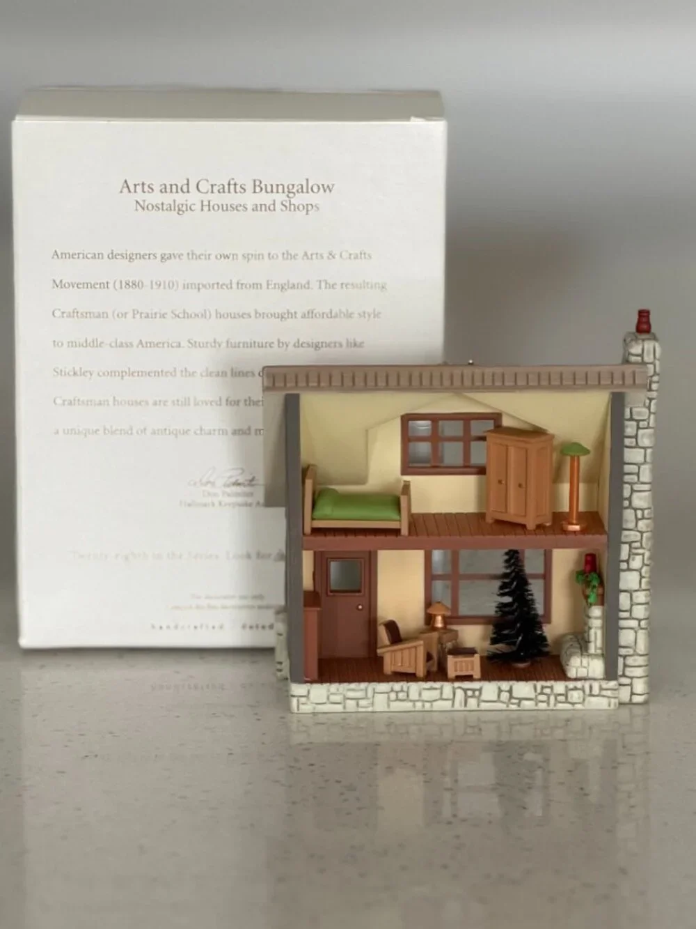 Hallmark Ornament Nostalgic Houses and Shops Arts and Crafts Bungalow #28